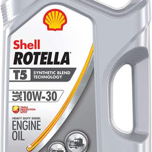 Shell Rotella T5 Synthetic Blend 10W-30 Diesel Engine Oil (1-Gallon, Single Pack)