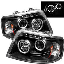 Spyder Auto 5010117 LED Halo Projector Headlights Black/Clear