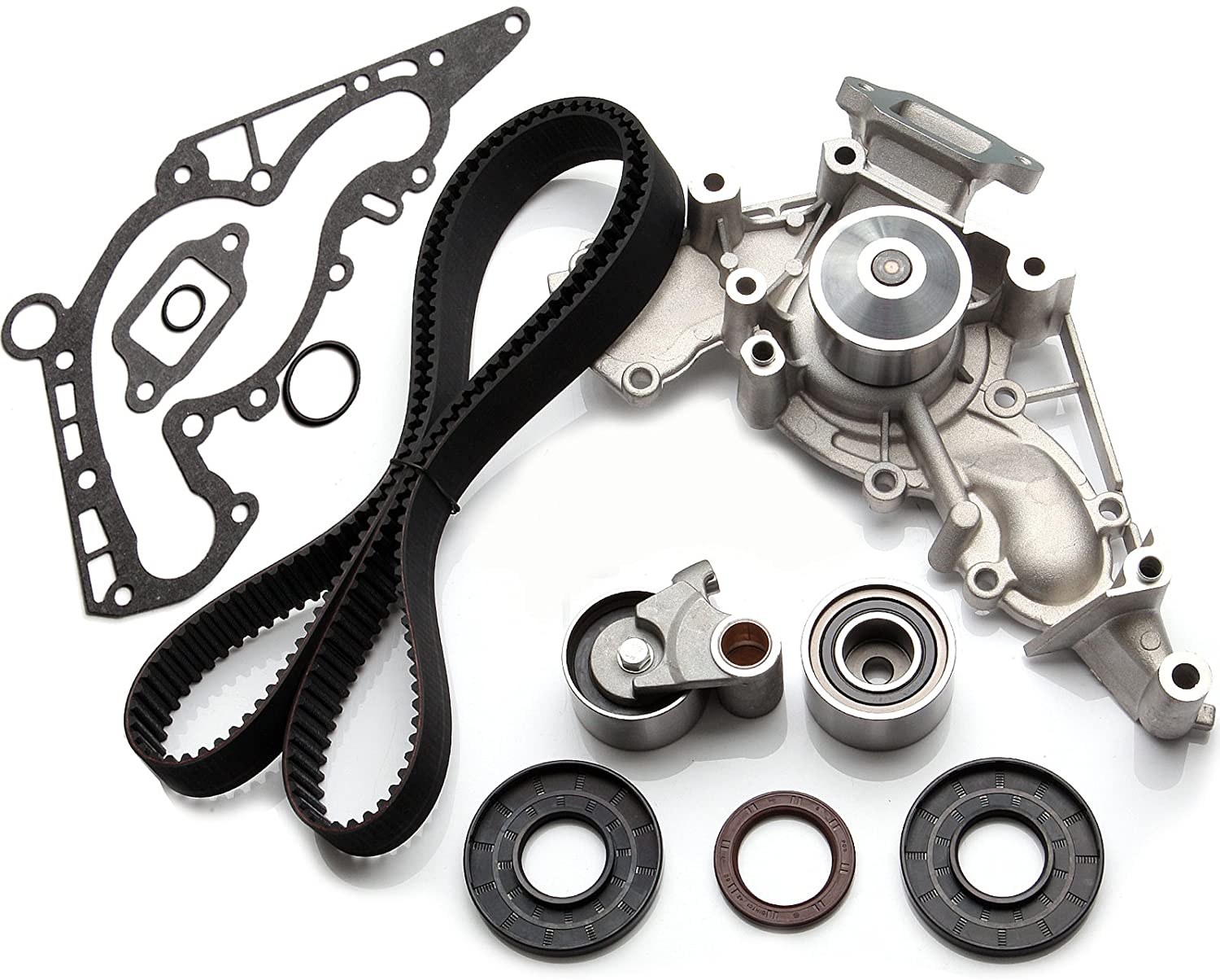 Timing Belt Kit with Water Pump, ECCPP TBK298WPT for 1998-2007 Lexus Toyota Tundra 4Runner Sequoia 4.7L 2UZFE