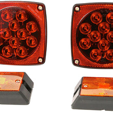 MaxxHaul 70205 12V All LED Submersible Trailer Light Kit