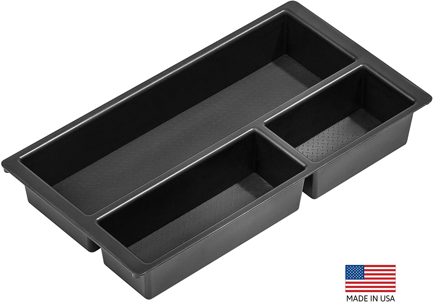 Vehicle OCD - Center Console Organizer Tray for Chevy Silverado/GMC Sierra 1500 (2014-18) and 2500/3500 HD (2015-19) / Chevy Suburban/Tahoe/GMC Yukon (2015-20) - Made in USA