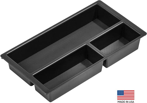 Vehicle OCD - Center Console Organizer Tray for Chevy Silverado/GMC Sierra 1500 (2014-18) and 2500/3500 HD (2015-19) / Chevy Suburban/Tahoe/GMC Yukon (2015-20) - Made in USA