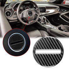 Xotic Tech Real Carbon Fiber Interior Gear Shift Knob Cover Overlay Trim Decal for Chevrolet Camaro 2016 2017 2018 2019 2020