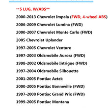 Detroit Axle 513121 Pair(2) Front Wheel Hub Bearing Assembly for Buick Allure Century LaCrosse LeSabre Park Avenue Chevy Impala Monte Carlo Venture Pontiac Grand Prix Boneville w/ABS Sensor cable