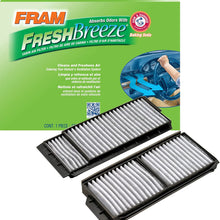 FRAM Fresh Breeze Cabin Air Filter Replacement for Car Passenger Compartment w/ Arm and Hammer Baking Soda, Easy Install, CF11182 for Select Acura and Honda Vehicles