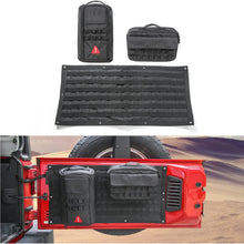 Voodonala Canvas Tailgate Cargo Storage Bag & Tool Kit Organizer Pockets for 2007-2018 Jeep Wrangler JK JL Unlimited
