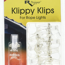 RV Designer M111, Klippy Klips Awning Clips, Light Hangars, 10 Per Pack,Clear