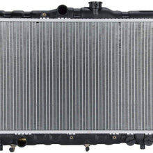 Klimoto Radiator with 1 Inch Thick Core | fits Toyota Corolla 1988-1992 Geo Prizm 1989-1992 1.6L L4 | Replaces TO3010217 TO3010216 GM3010378 GM3010379