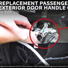 AA Ignition Front Passenger Side Door Handle, Right Side Replaces 51218243616 - Fits BMW X5 2000, 2001, 2002, 2003, 2004, 2005, 2006 - Exterior Door Handle Carrier Assembly Replacement