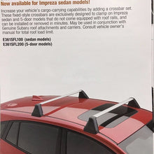 Subaru E361SFL200 Fixed Crossbar, 1 Pack
