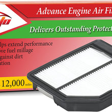 EPAuto GP165 (CA10165) Replacement for Honda Extra Guard Rigid Panel Engine Air Filter for Civic (2006-2011), Suggest Replace with Cabin Air Filter with CP134 (CF10134)