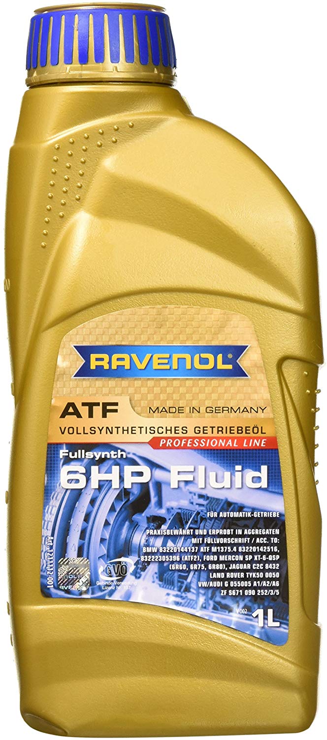 RAVENOL J1D2110 ATF (Automatic Transmission Fluid) - 6HP Fluid for ZF 6HP Transmissions (1 Liter)