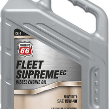 Phillips 66 1078290 Diesel Engine Oil (Fleet Supreme EC- API CK-4 15W40-1 Gallon), 128. Fluid_Ounces