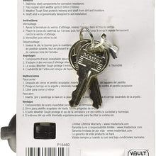 Master Lock Trailer Lock, Stainless Steel Adjustable Coupler Latch Lock, 2847DAT