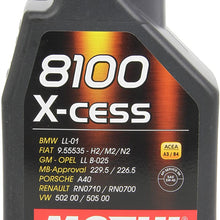 Motul 8100 X-Cess 5W-40 Synthetic Oil 1 Liter (102784), 33.81 Fluid_Ounces