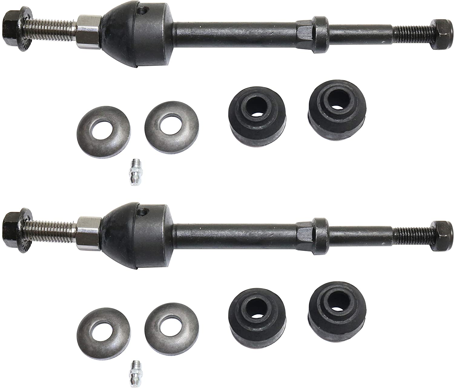 Sway Bar Link Compatible with 2002-2007 Dodge Ram 1500 Greasable Set of 2 Front Passenger and Driver Side