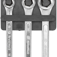 GreatNeck FNW3M Flare Nut Wrench Set, Metric | Open Heads For Fastening Nuts to Tubing | Grips Soft-Metaled Fasteners Without Harm| Useful Car Repair Tool | Brake Lines, Power-Steering System & More