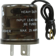 Vehicle Safety Manufacturing 287 Black 3-Pin Solid State LED Flasher with Built-In Ground Wire