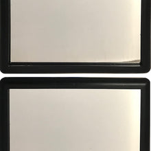 Black Visor Vanity Mirror Pack of 2