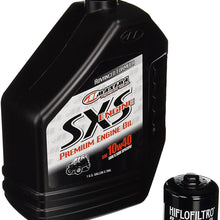 MaximaHiflofiltro SXSPEOCK013 Premium Side x Side Engine Oil Change Kit for Kawasaki Teryx 4x4/750/800, 1 Gallon
