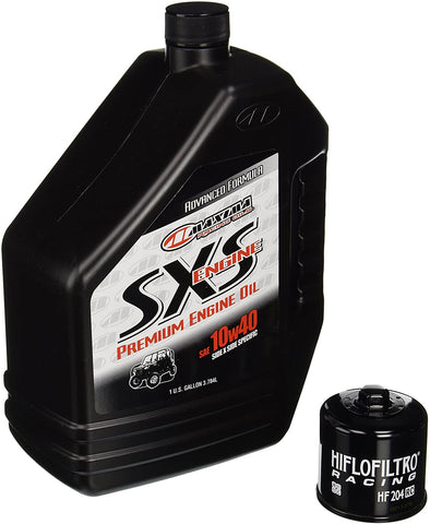 MaximaHiflofiltro SXSPEOCK013 Premium Side x Side Engine Oil Change Kit for Kawasaki Teryx 4x4/750/800, 1 Gallon