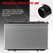 1752 Factory Style Aluminum Radiator Replacement for 95-99 Nissan Maxima/Infiniti I30 AT