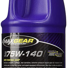 Royal Purple 01301 Max-Gear Synthetic Gear Lube Oil 75W140 Pack of 6 Quarts
