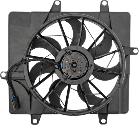 Dorman 620-022 Engine Cooling Fan Assembly for Select Chrysler Models, Black