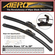 AERO 26" + 16" OEM Quality All Season Beam Windshield Wiper Blades (Set of 2)