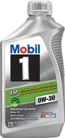 Mobil 1 121218 0W-30 ESP Motor Oil - 1 Quart