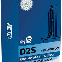 Philips WhiteVision Xenon Headlight Bulb D2S Gen2, Single Blister Pack 85122WHV2C1