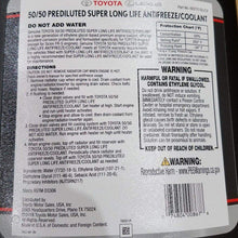 Set of 2 Toyota-Scion Engine Coolant / Antifreeze Genuine 00272SLLC2