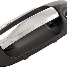 Dorman 83329 Front Driver Side Exterior Door Handle for Select Ford/Lincoln Models, Black and Chrome