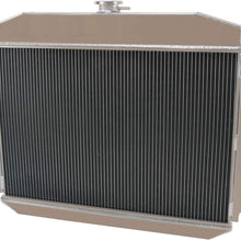 OzCoolingParts 4 Row Core All Aluminum Radiator for 1961-1964 62 63 Ford F100 F250 F350 Pickup Truck V8 Engine