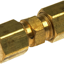 Dorman 800-221 Fuel Line Compression Union - 1/4 In. Steel Line, Pack of 5