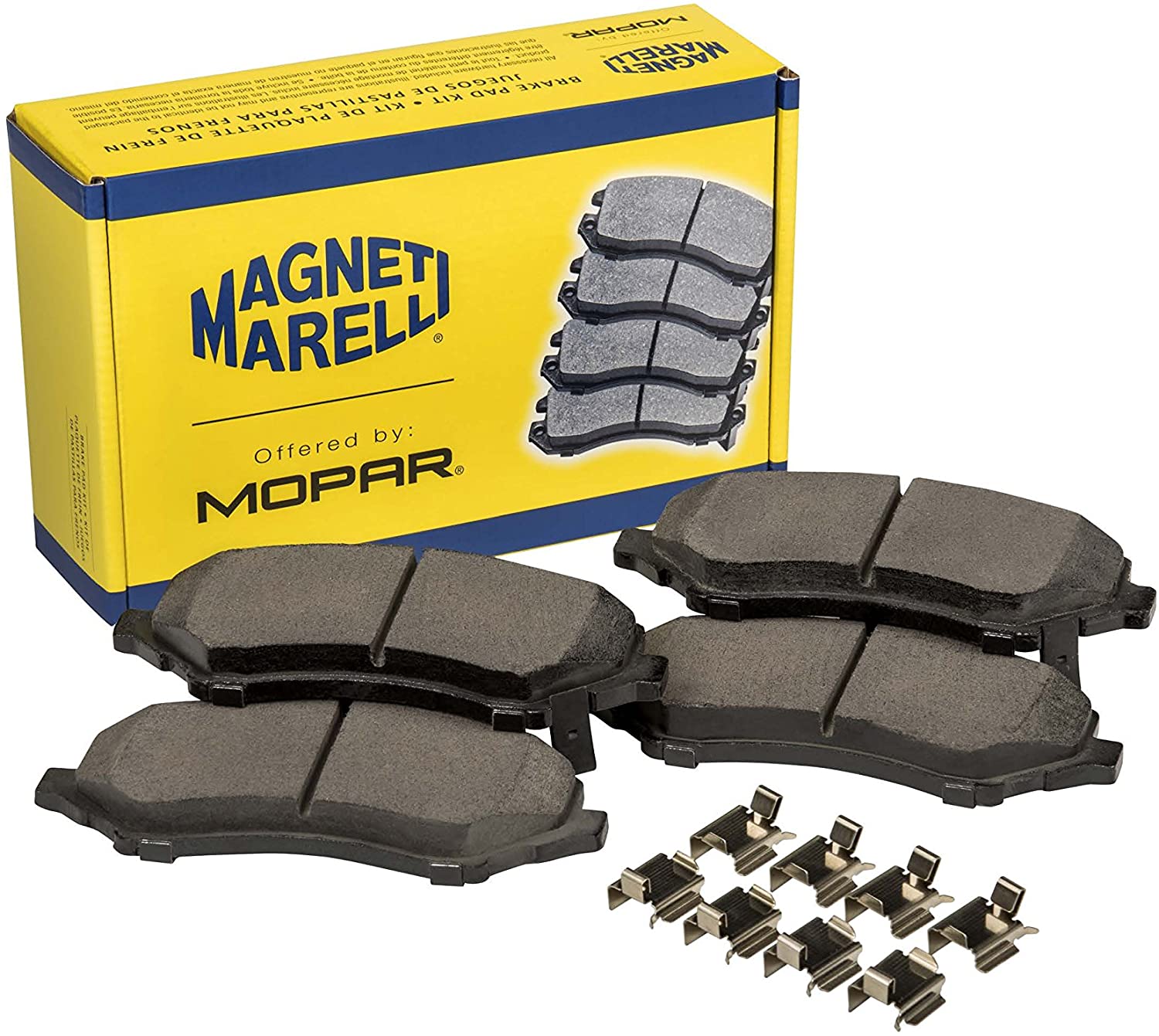 Magneti Marelli by Mopar 2AMV3369AA Brake Pad Set, 2 Pack