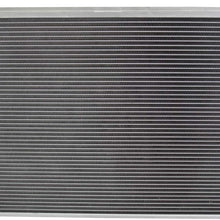 Aluminum Performance Racing Radiator Fits Chevy 26" 2 Row Single Pass Universal