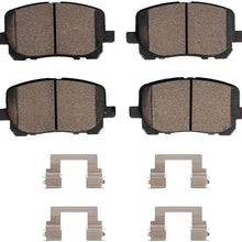 ProMax Select 57 Ceramic Brake Pad Kit (57-923) with Installation Hardware for Dodge Ram 2006-2012, Durango 2007-2009, Dakota 2006-2010 / Chrysler Aspen 2007-2009 / Mitsubishi Raider 2006-09 / FRONT