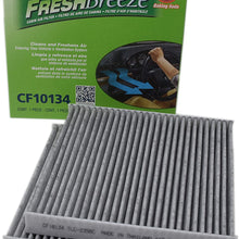 FRAM CF10134 Fresh Breeze Cabin Air Filter with ARM & HAMMER Baking Soda & Activated Carbon (Pack of 2)