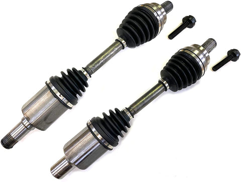 DTA 2 New Front CV Axles Left Right Compatible With Mercedes Benz C230 C250 C300 C350 4Matic; E350 4Matic Coupe, E400 4Matic Coupe - Front Driver and Passenger Sides