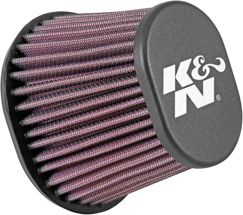 K&N Universal Clamp-On Air Filter: High Performance, Premium, Washable, Replacement Filter: Flange Diameter: 2.4375 In, Filter Height: 4 In, Flange Length: 0.625 In, Shape: Oval Tapered, RE-0961