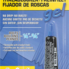Vibra-TITE 125 Removable Medium Strength Gel Anaerobic Threadlocker, 6 ml Tube, Blue