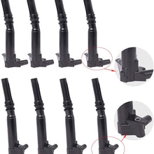 HOZIBI 8Pcs Ignition Coil Packs Compatible with 2010-2017 Ford F150 F250 F350 Super Duty 6.2L V8 UF-631 UF-639 AL3Z-12029-B AL3Z-12029-A (4 Right and 4 Left)