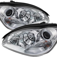 Spyder 5070036 Mercedes Benz S-Class 03-06 Projector Headlights - Xenon/HID Model Only (Not Compatible With Halogen Model) - Chrome - High H7 (Included) - Low D2R (Not Included) (Chrome)