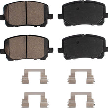 ProMax Select 57 Ceramic Brake Pad Kit (57-923) with Installation Hardware for Dodge Ram 2006-2012, Durango 2007-2009, Dakota 2006-2010 / Chrysler Aspen 2007-2009 / Mitsubishi Raider 2006-09 / FRONT