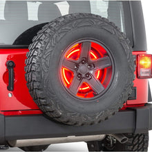 Nilight Spare Tire Brake Light Wheel Light 3rd Third Brake Light for Jeep Wrangler 2007-2018 JK JKU YJ TJ,Red Light, 2 Years Warranty