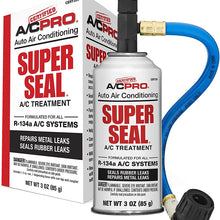 InterDynamics Certified AC Pro Car Air Conditioner R134A Refrigerant Stop Leak Kit, for Rubber and Metal Leaks in O Rings and Hoses, 3 Oz, CERT325-6