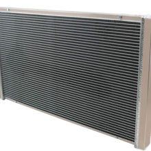 CoolingCare 3 Row Aluminum Radiator+ Shroud+ 2x12'' Fan for Chevy Caprice/Oldsmobile Cutlass Supreme 1979-88/34" Overall Width