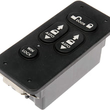 Dorman 901-5104 Front Driver Side Door Window Switch for Select IC Corporation / International Models, Black