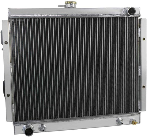 ALLOYWORKS Full Aluminum Radiator For 1984-1995 Toyota Pickup 2.4L L4 Gas Diesel / 4Runner